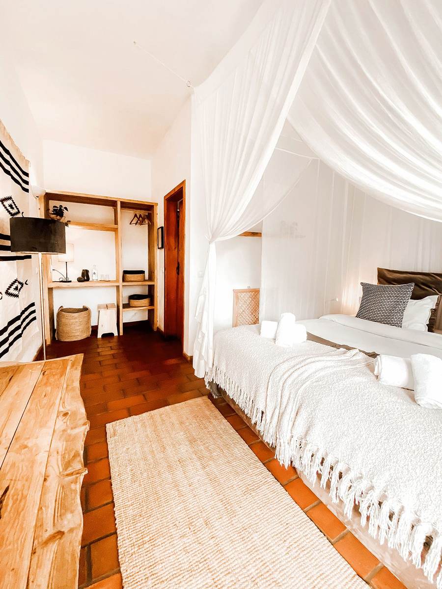 A private room at the retreat